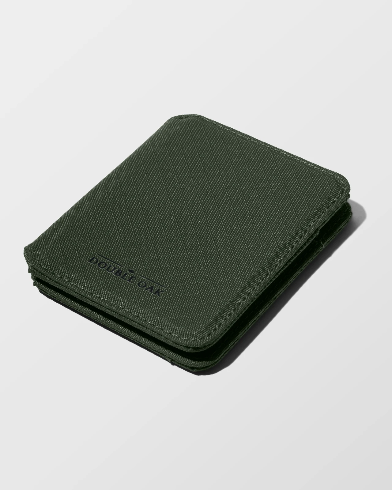 Double Oak — Ripstop Cloud wallet, Moss, main view.