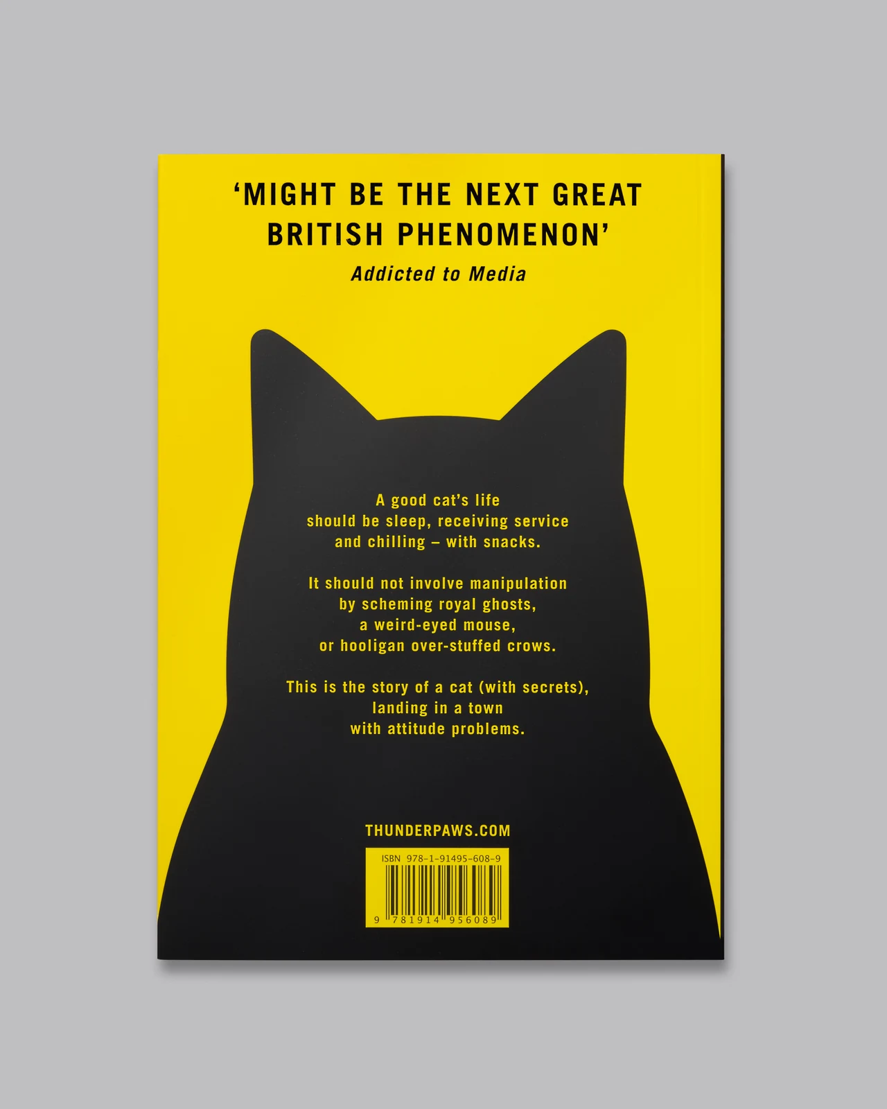 Thunderpaws — Thunderpaws and the Tower of London, Softback, back view.